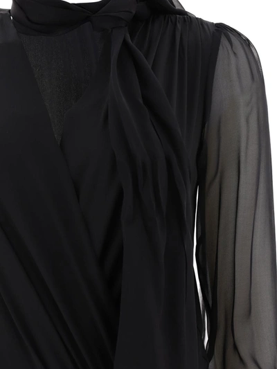 Shop Pinko "particella" Bodysuit In Black