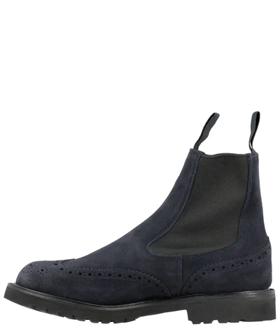 Shop Tricker's "silvia" Ankle Boots In Blue