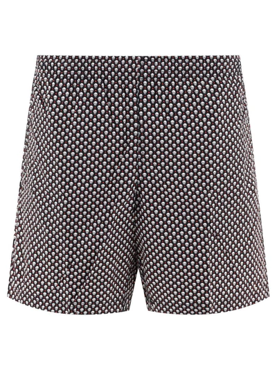 Shop Alexander Mcqueen "skull Dots" Swim Shorts In Black