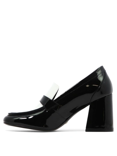 Shop Stuart Weitzman "sleek 85" Loafers In Black