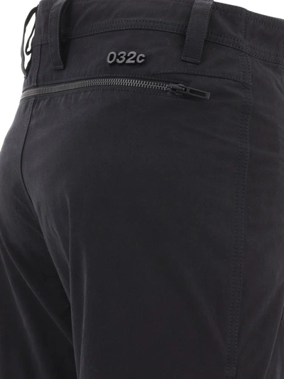 Shop 032c "split-s" Trousers In Black