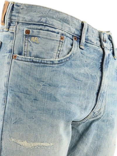 Shop Rrl By Ralph Lauren "stratham" Jeans In Blue