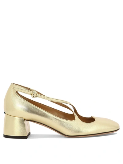 Shop A.bocca "two For Love" Pumps In Gold
