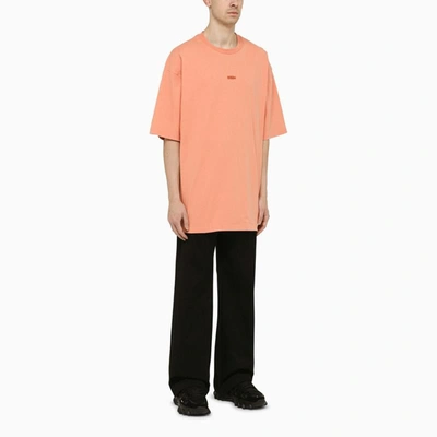 Shop 032c Oversized Logoed T-shirt In Orange