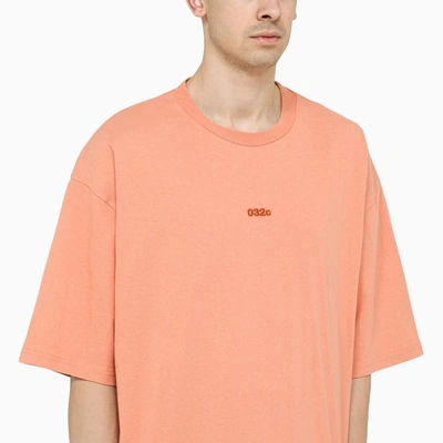 Shop 032c Oversized Logoed T-shirt In Orange