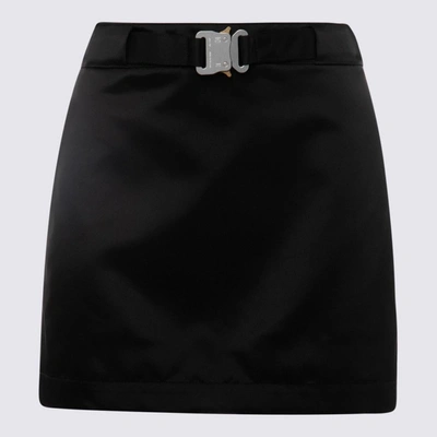 Shop Alyx 1017  9sm Black Stretch Mini Skirt