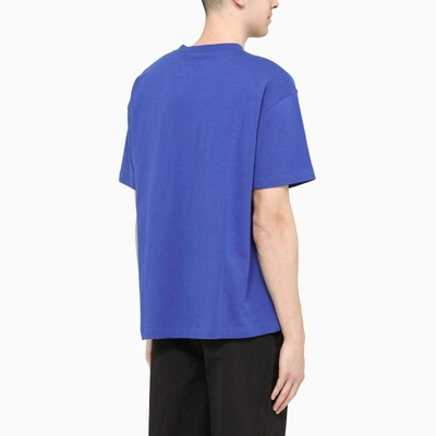 Shop A-cold-wall* Logo-print T-shirt Cobalt In Blue