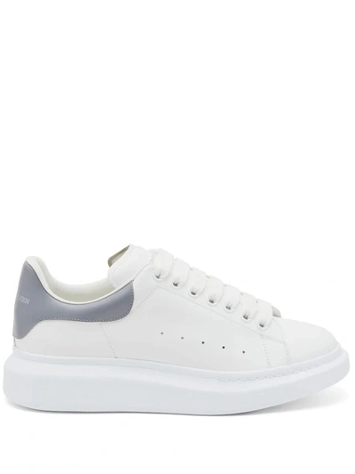 Shop Alexander Mcqueen Oversized Sneakers In And Grey In White