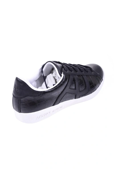 Shop Armani Jeans Aj Armani Jeans Shoes In Black