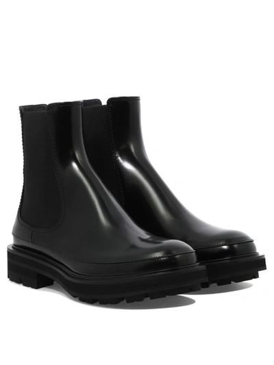 Shop Alexander Mcqueen Chelsea Ankle Boots In Black