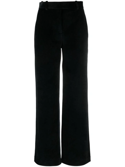 Shop Circolo 1901 Straight-leg Trousers In Black