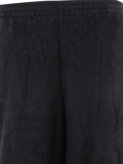 Shop Balenciaga Creased Sport Trousers In Black