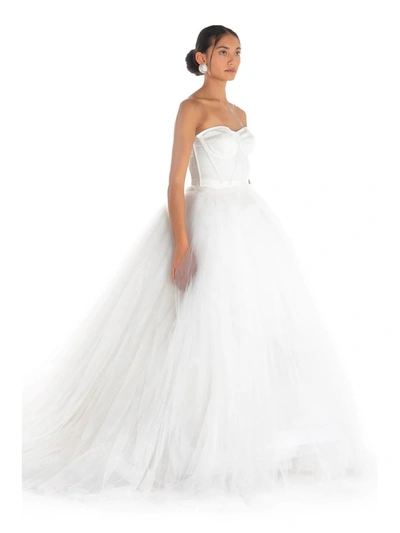 Shop Dolce & Gabbana Bride Dress In White