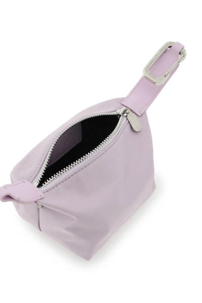 Shop Eéra Eera Nylon Tiny Moonbag In Purple
