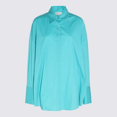 Shop Giuseppe Di Morabito Light Blue Cotton Shirt In Blue Zircon