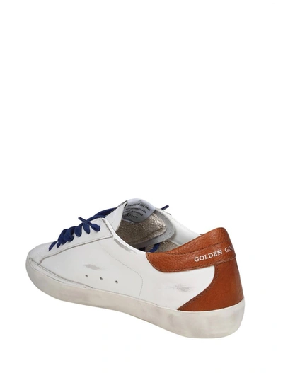 Shop Golden Goose Sneakers In White/ice/brown