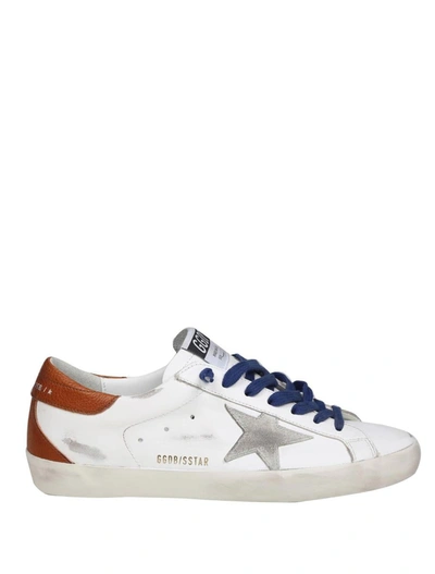Shop Golden Goose Sneakers In White/ice/brown