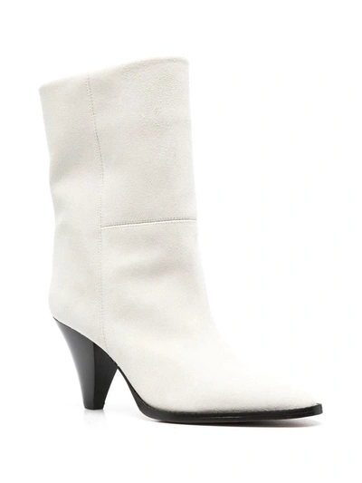 Shop Isabel Marant Étoile 'rouxa-ga' Ankle Boot In Grey