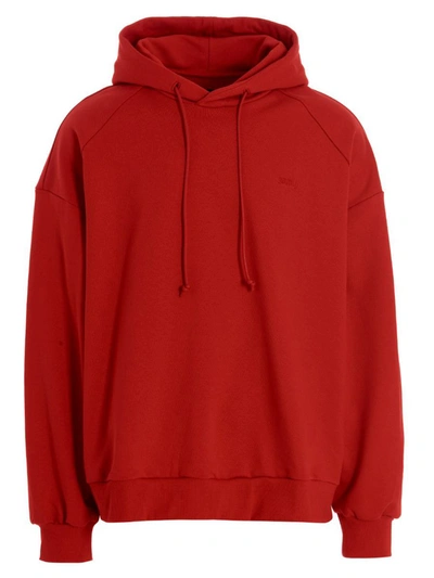 Shop Juunj Juun J Embroidery Print Hoodie In Red