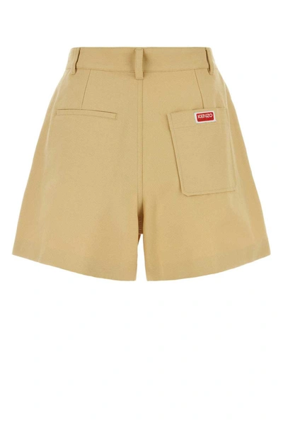 Shop Kenzo Shorts In Yellow