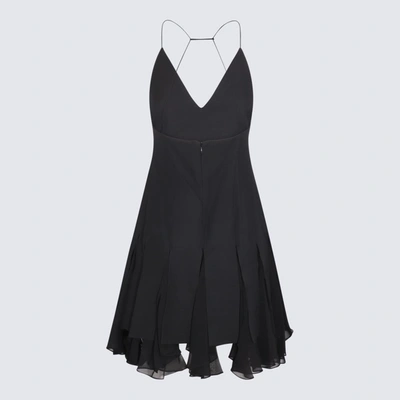 Shop Khaite Black Cotton Punzel Dress