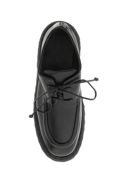 Shop Marsèll Marsell 'carro' Leather Derby Shoes In Black