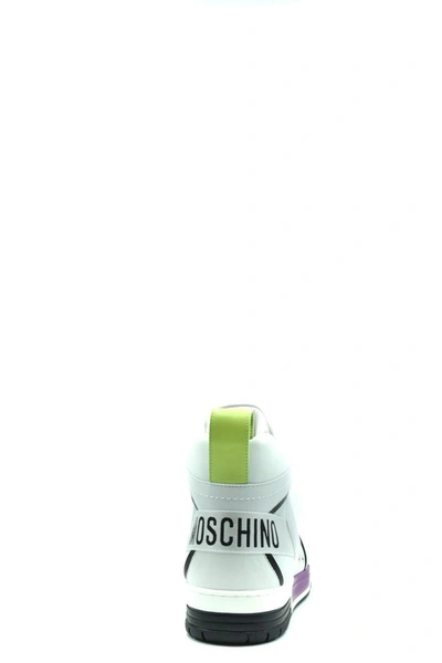 Shop Moschino Sneaker In White