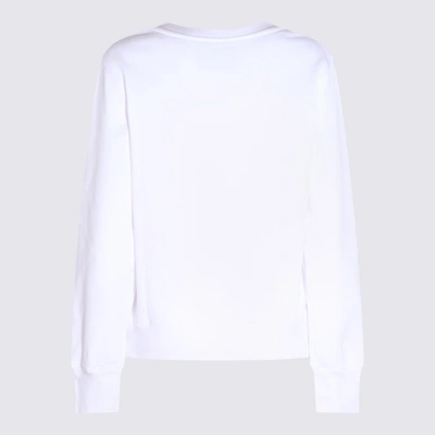 Shop Moschino White Cotton Bugs Bunny Sweatshirt In Fantasia Bianco