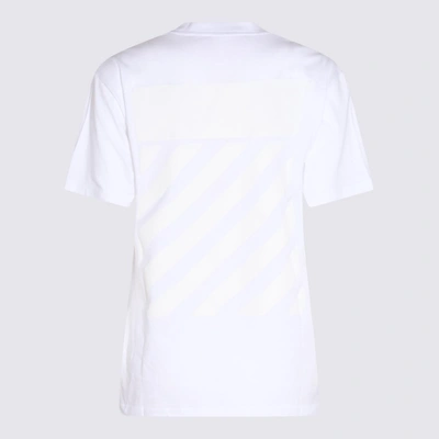 Shop Off-white White Cotton T-shirt In White/white