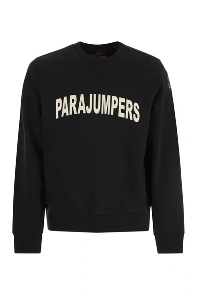 Parajumpers Caleb - Round-neck Sweatshirt In Black | ModeSens