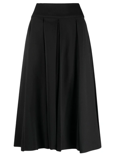 Shop Patou A_line Midi Skirt In Black