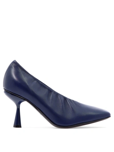 Shop Pierre Hardy Pumps With Square Toe In Blue