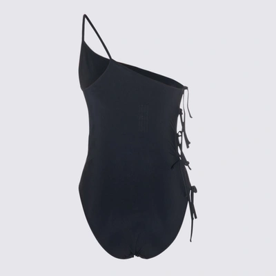 Shop Rick Owens Black Stretch Taco Bather Swimwear