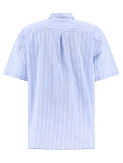 Shop Stussy Stüssy Striped Shirt In Blue