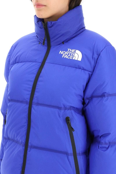 Shop The North Face Nuptse Rmst 700 Short Down Jacket In Blue