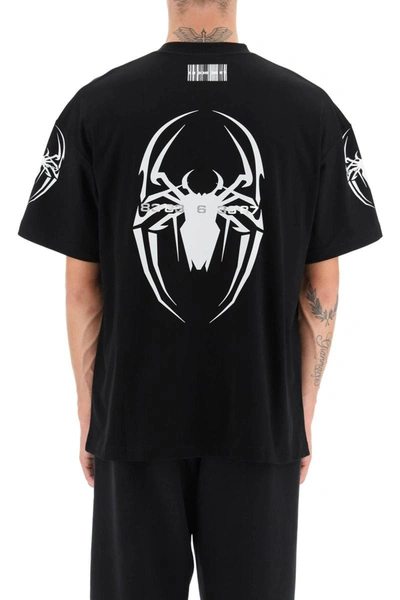 Shop Vtmnts Spider Print T-shirt In Black