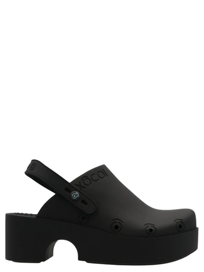 Shop Xocoi Recycled Rubber Clogs In Black