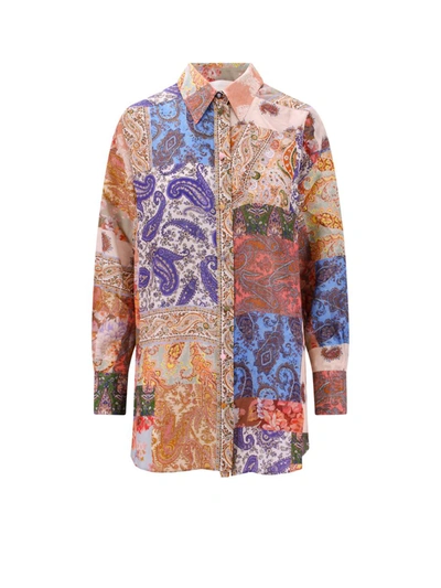 Shop Zimmermann Shirt In Multicolor