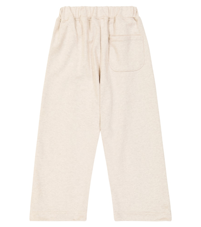 Jellymallow Printed Cotton-blend Jersey Sweatpants In Grey