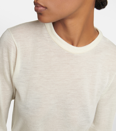 Shop The Row Boaie Cashmere Top In White