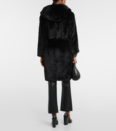 Shop 's Max Mara Verbano Faux Fur Coat In Black