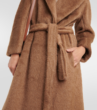 Shop 's Max Mara Borbone Alpaca, Wool, And Cashmere Coat In Brown