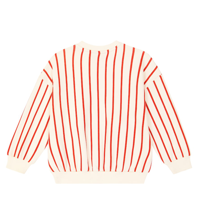 Mini Rodini Fruit Stripe Cotton Sweatshirt In Multicoloured