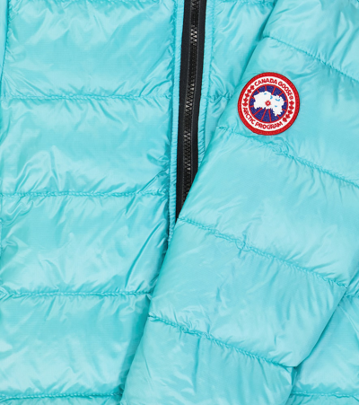 Shop Canada Goose Crofton Down Jacket In Blue