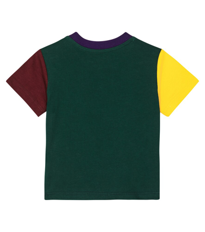 Shop Polo Ralph Lauren Baby Polo Bear Cotton Jersey T-shirt In Multicoloured