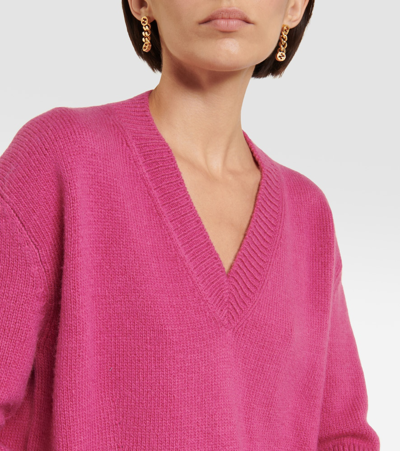 Shop Tom Ford Wool And Cashmere-blend Sweater In Pink