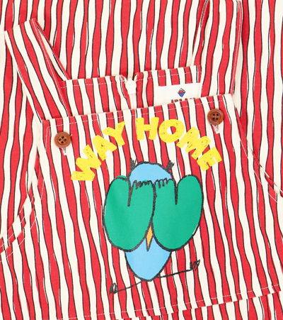 Jellymallow Printed Cotton Overalls In Multicoloured
