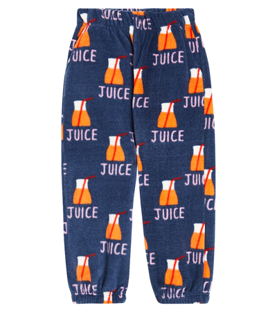 Jellymallow Printed Sweatpants In Blue