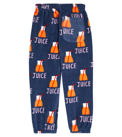 Jellymallow Printed Sweatpants In Blue