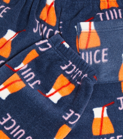 Jellymallow Printed Sweatpants In Blue